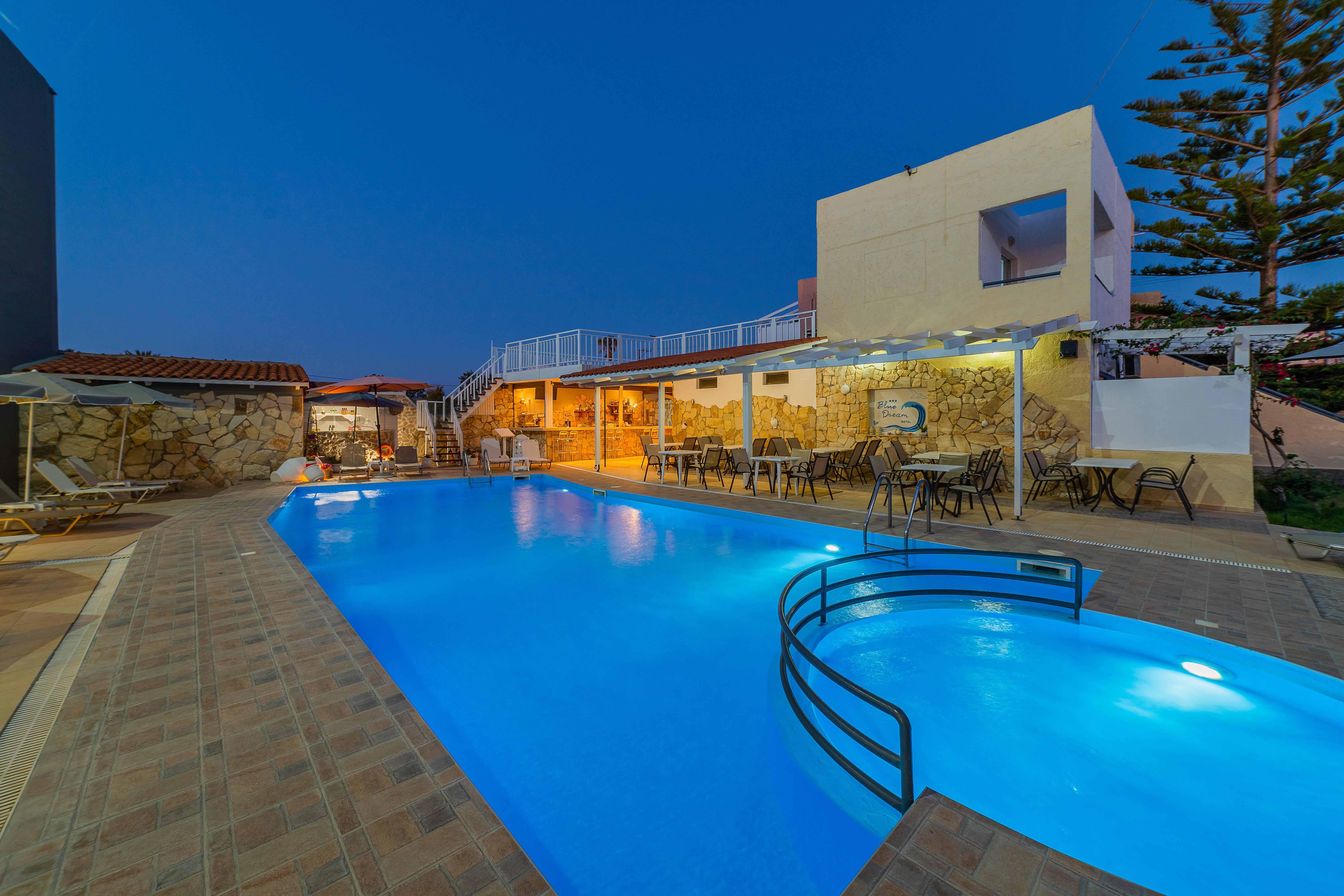 Blue Dream Hotel Stavromenos  Exteriör bild