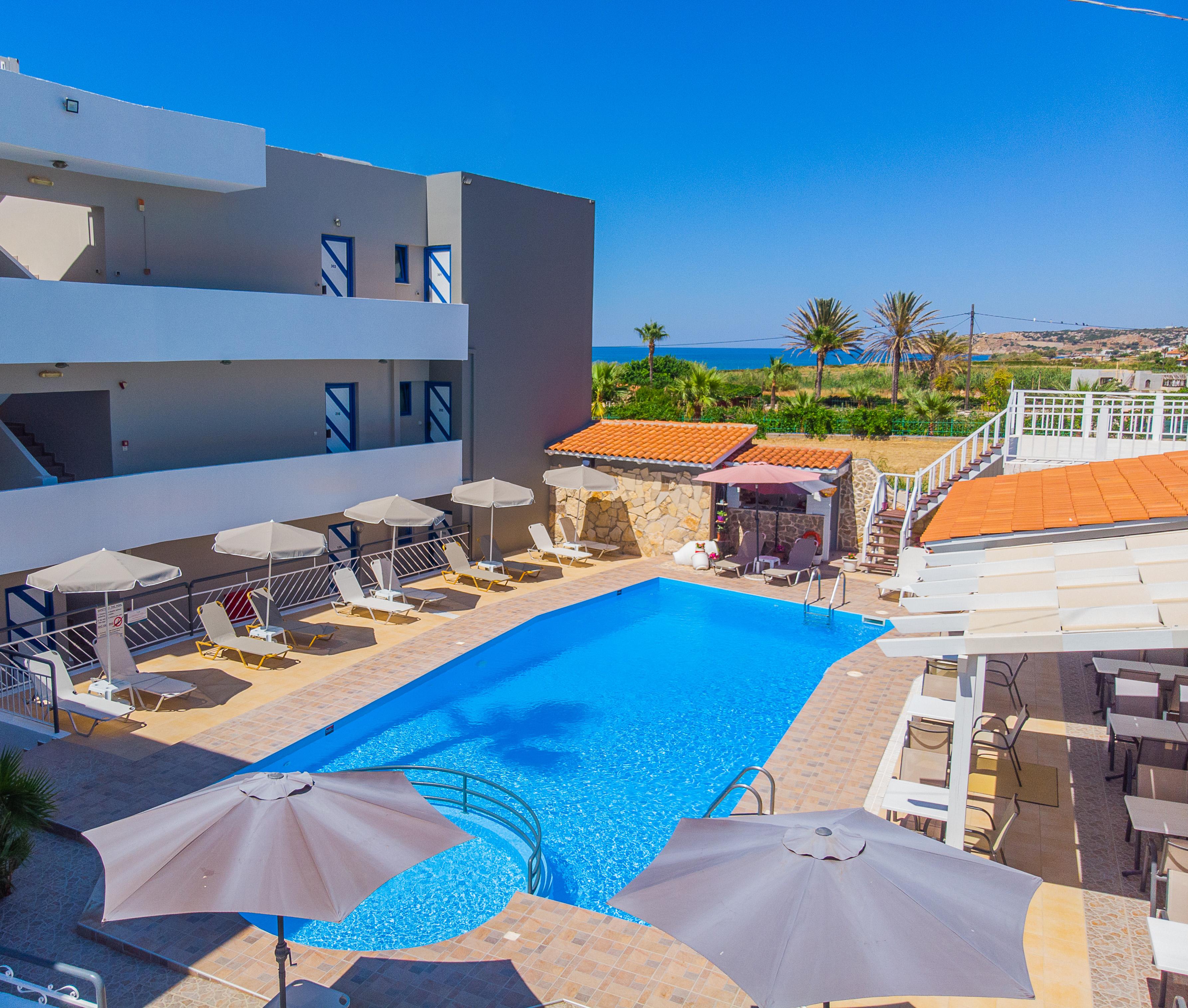 Blue Dream Hotel Stavromenos  Exteriör bild