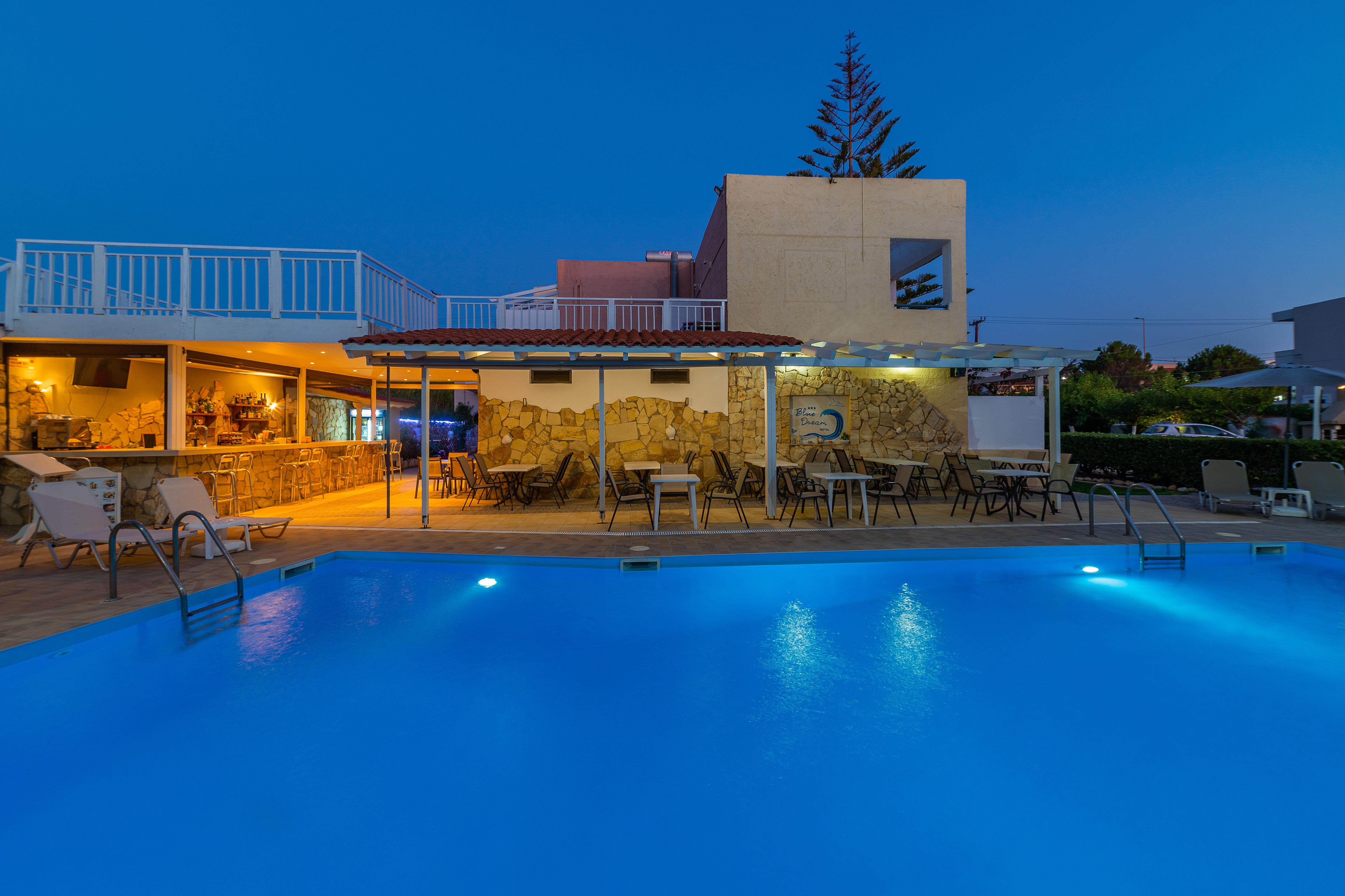 Blue Dream Hotel Stavromenos  Exteriör bild