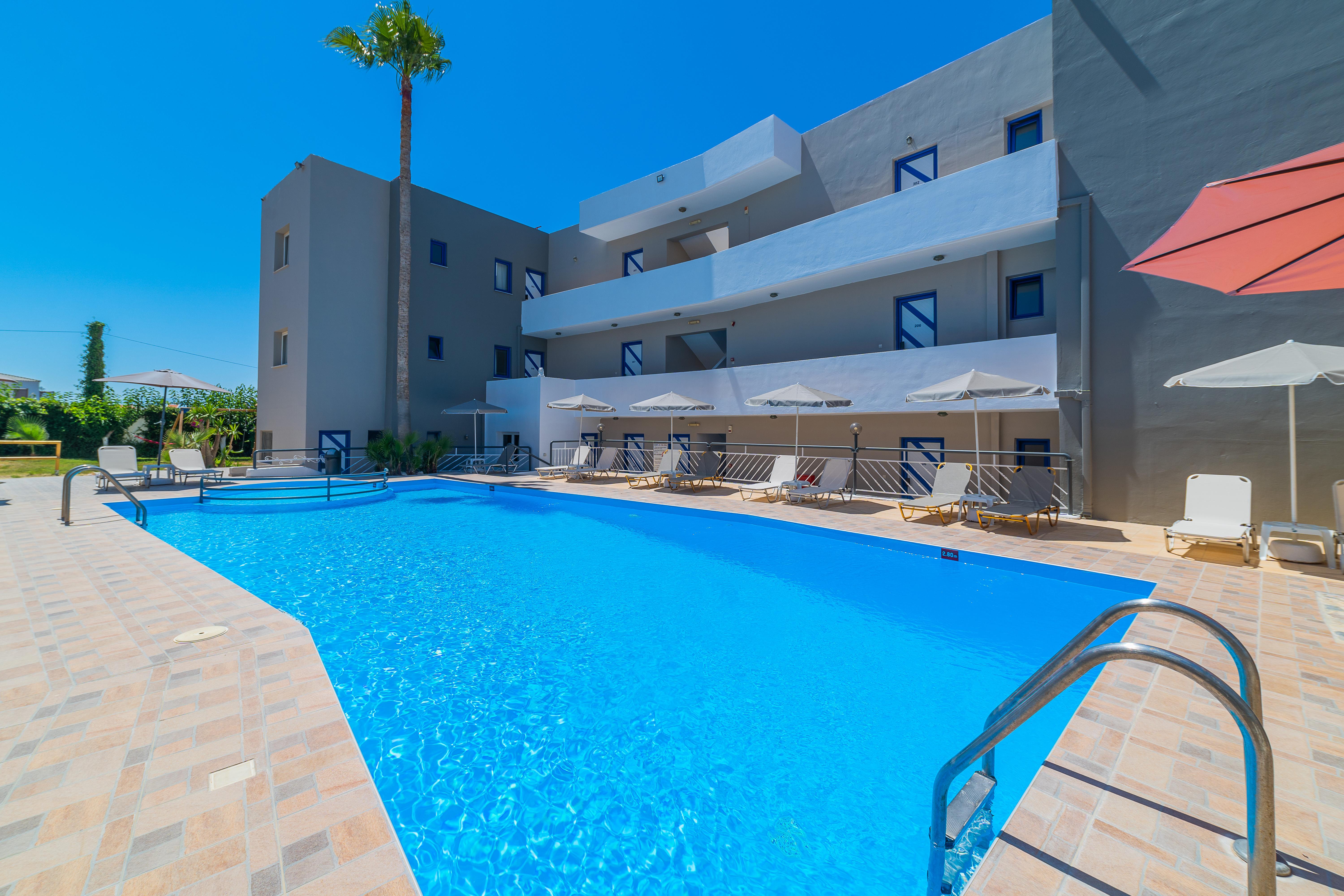 Blue Dream Hotel Stavromenos  Exteriör bild